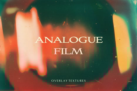 Analogue Film Overlay Textures - Retro overlay