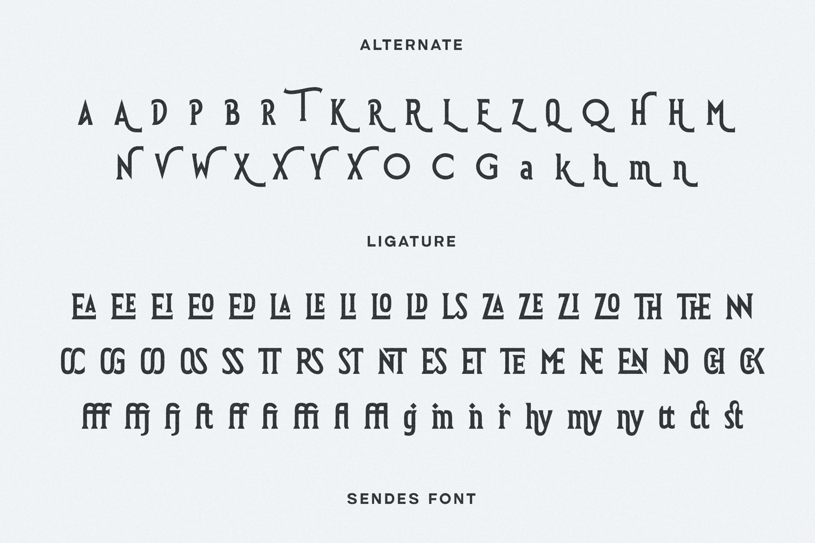 Sendes - Display Serif Font