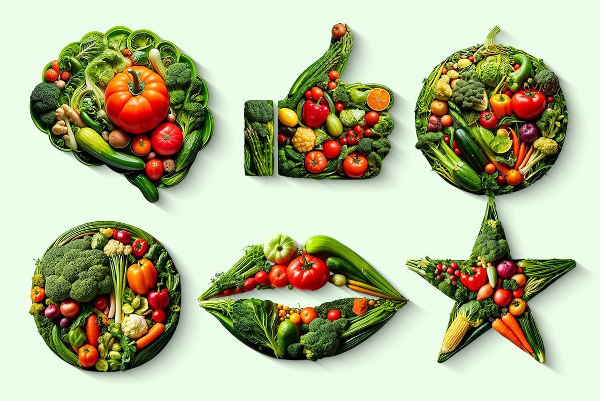 Vegetables Font