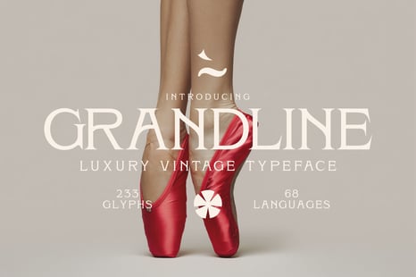 Grandline - Classy Luxury Typeface