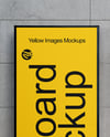 Vertical Billboard on a Building Mockup