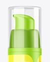 Cosmetic Bottle with Pump Mockup