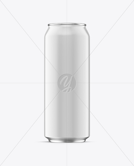 Aluminium Drink Can with Glossy Finish Mockup