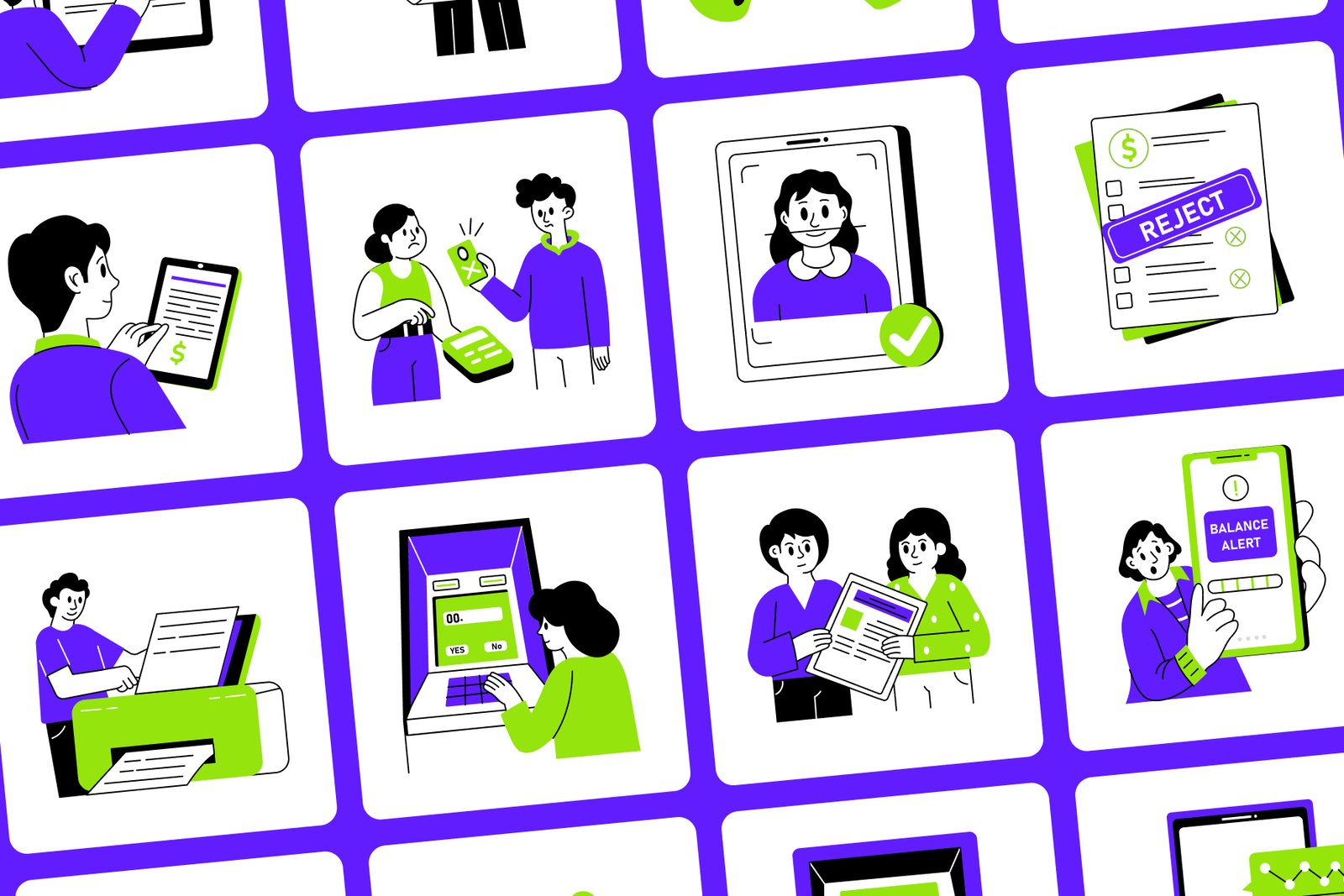 Bank and Banking Illustration
