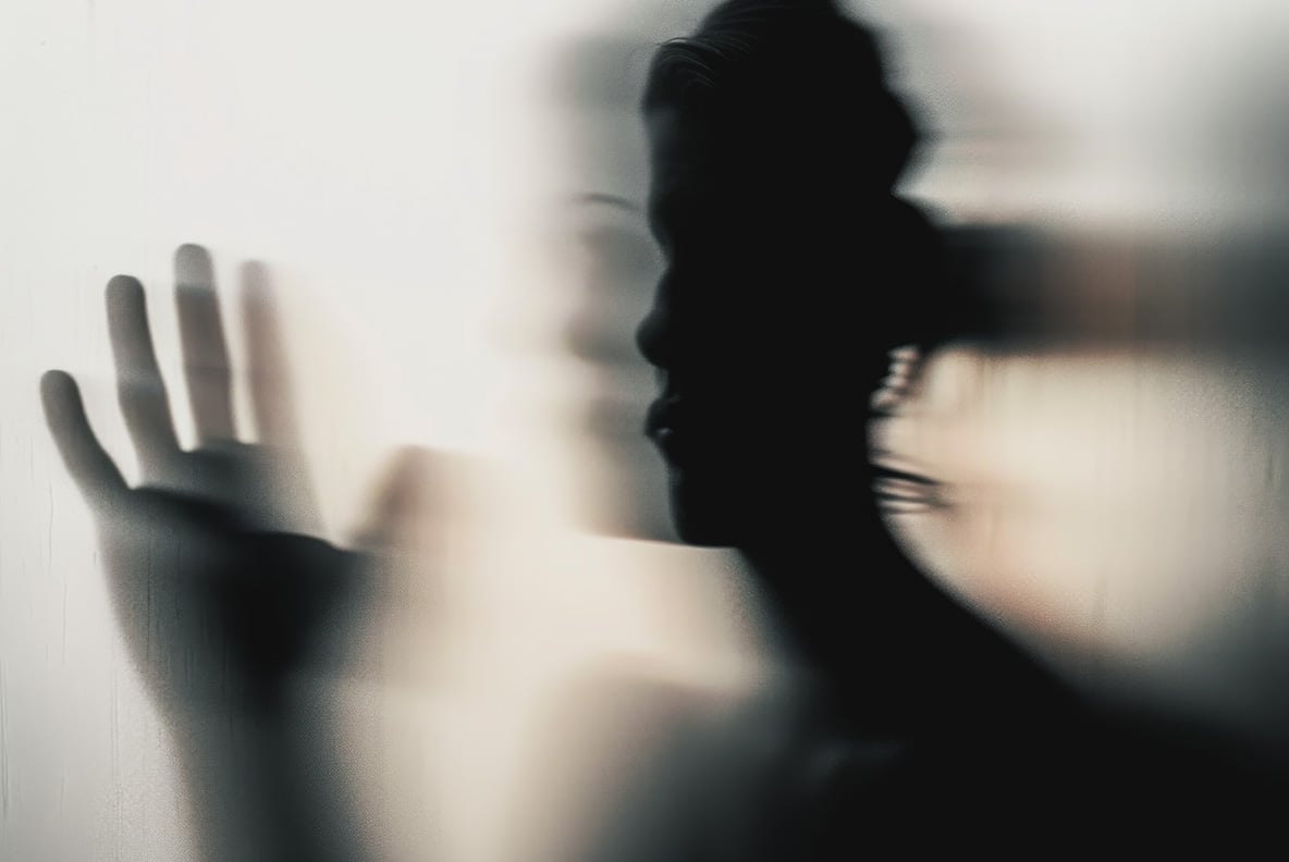 Blurred silhouettes