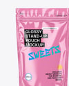 Glossy Stand-Up Pouch Mockup
