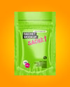 Glossy Sachet Mockup