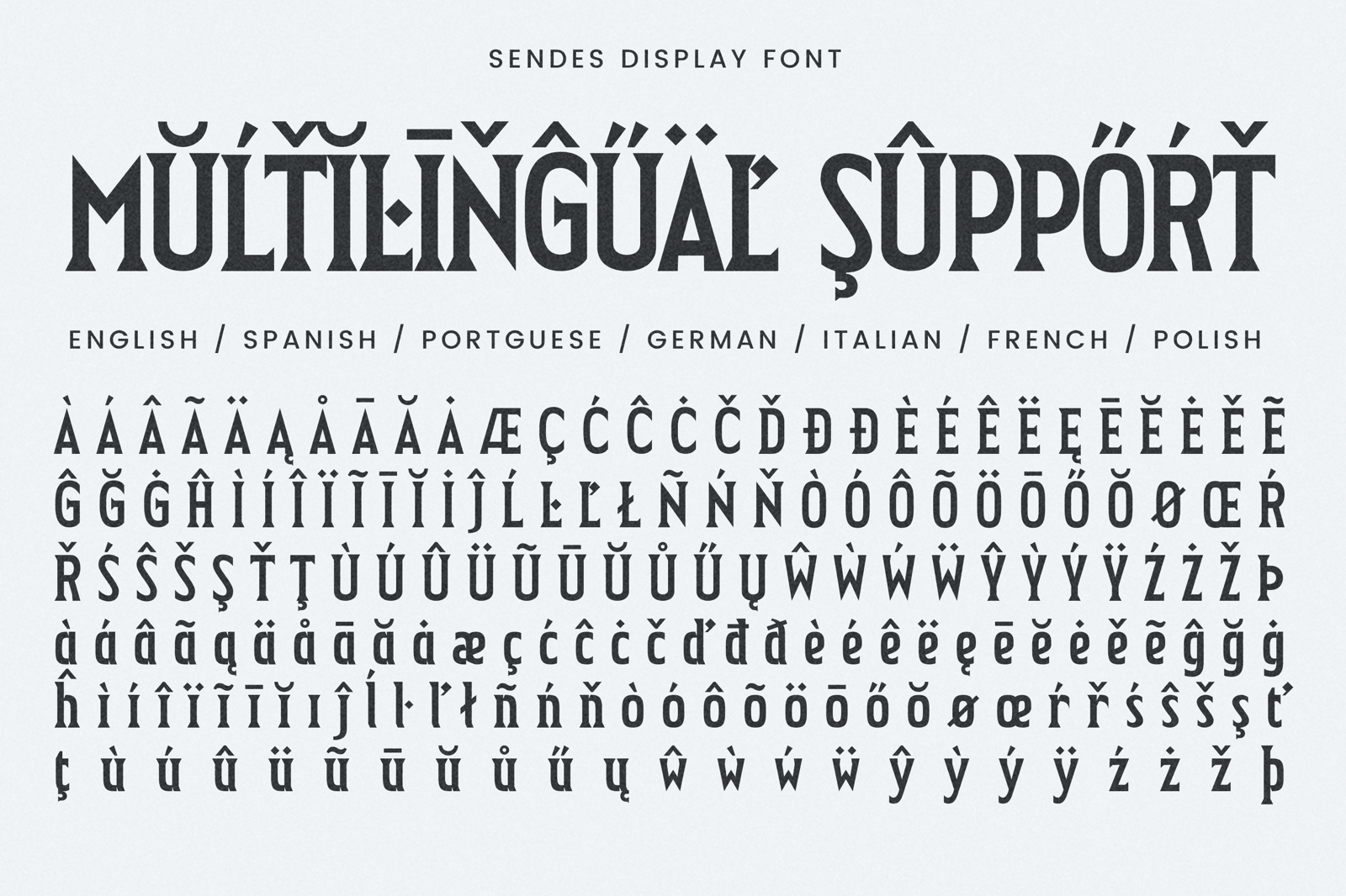 Sendes - Display Serif Font