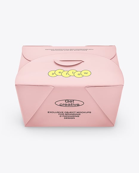 Paper Box in Glossy Sleeve Mockup
