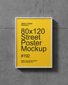 Framed Poster on a Wall Mockup