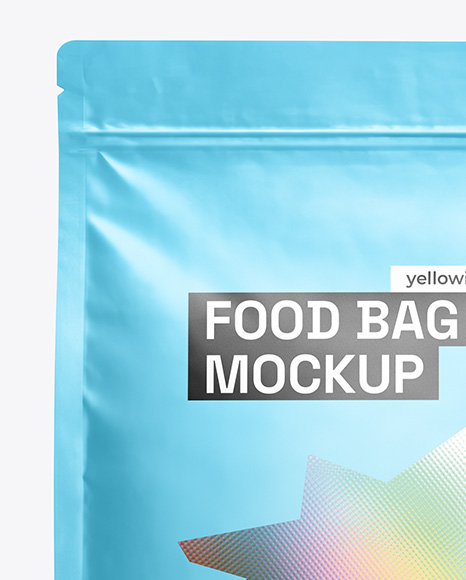 Matte Food Bag Mockup