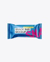 Metallic Snack Bar Mockup