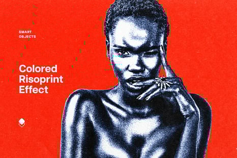 Color Risoprint Photo Effect - Add-Ons