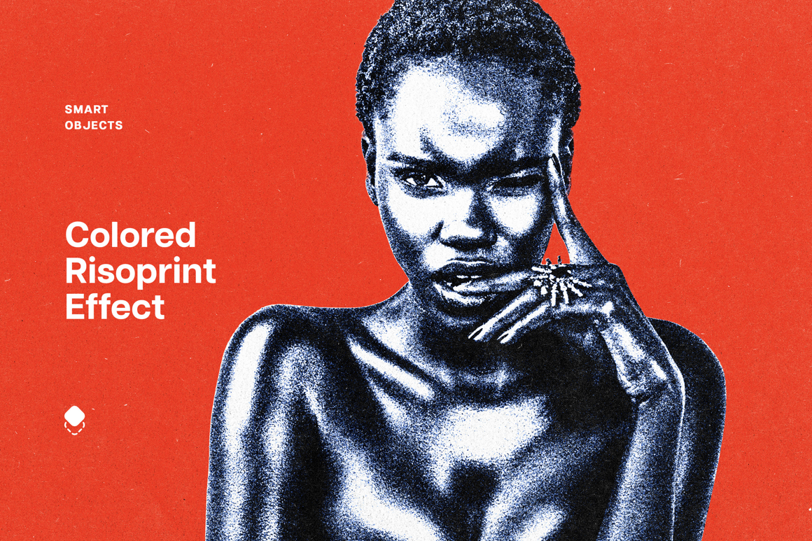 Color Risoprint Photo Effect