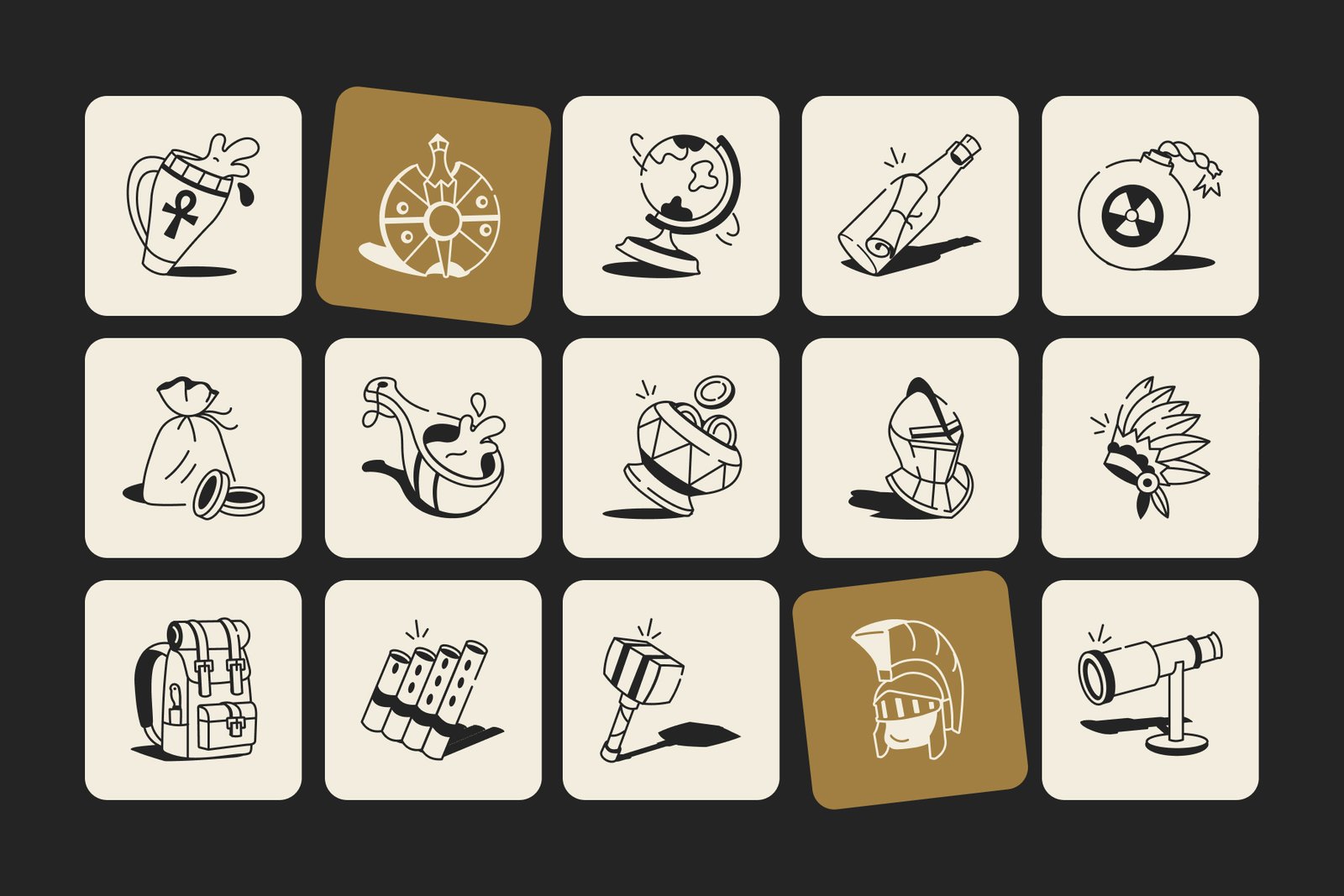 History Drawing Art Set
