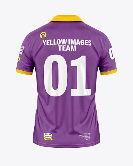 Soccer Polo Jersey Mockup