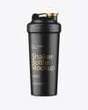 Matte Shaker Bottle Mockup