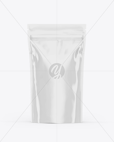 Glossy Stand-Up Pouch Mockup
