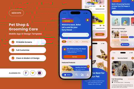 FurNest – Pet Shop App Design Template
