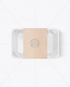 Empty Food Tray Mockup