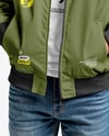 Man in Sunglasses Wearing Bomber Jacket and Jeans Mockup