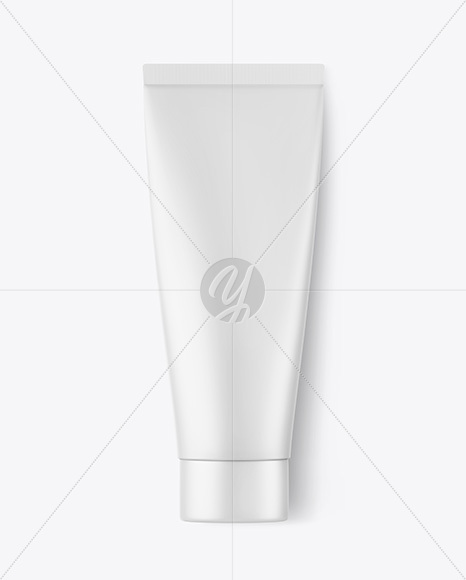 Matte Cosmetic Tube Mockup