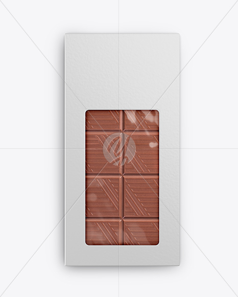 Milk Chocolate Bar Mockup