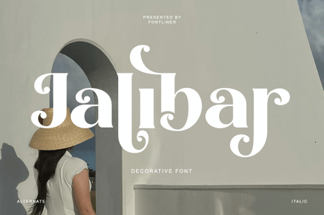 Jalibar - Decorative Font - Stylish fonts