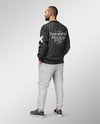 Man Wearing a Sweatshirt and Pants Mockup