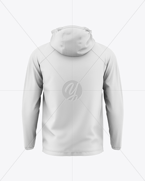 Men's Windbreaker Jacket Mockup