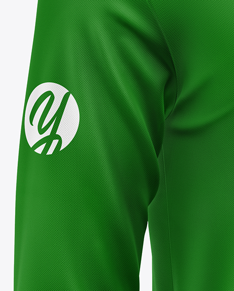 Men's Long Sleeve Polo Shirt Mockup