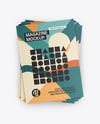 Seven Magazines Mockup - Top View