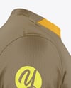 Round Collar Soccer Jersey Mockup