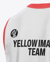 Basketball Jersey Mockup - Back Half Side View