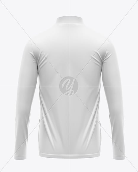 Full-Zip Long Sleeve Jersey Mockup