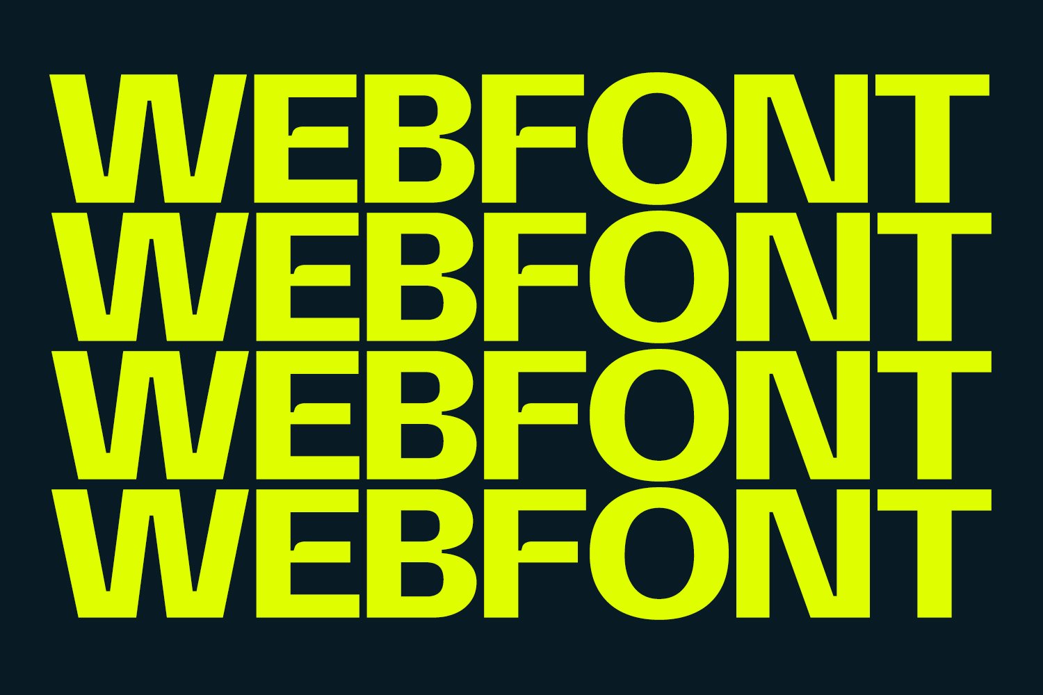 Bonston Display Typeface