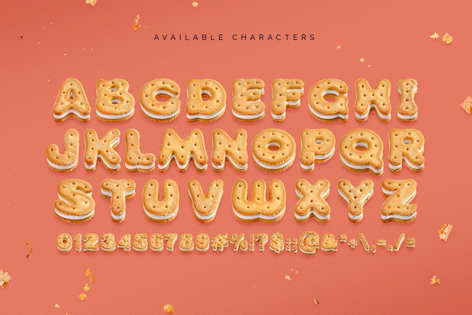 Biscuit Crisp - Color Bitmap Font