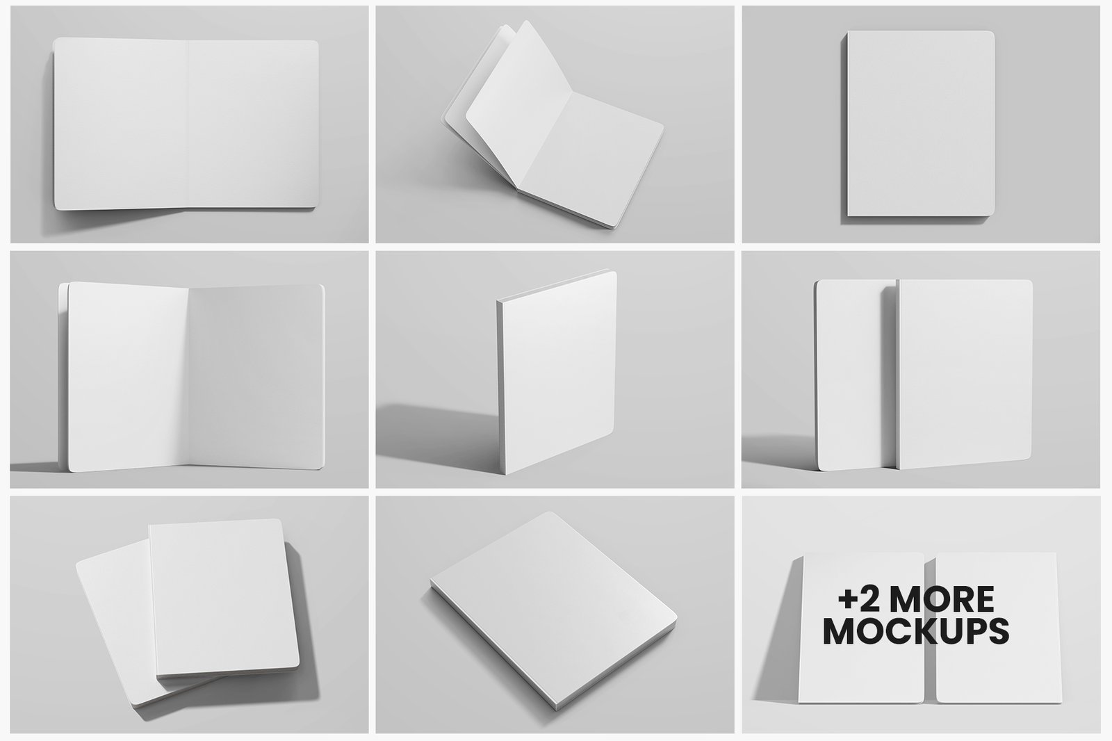 8x10 Inch Portrait - Children Book Mockup Set