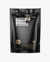 Glossy Stand Up Pouch Mockup