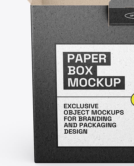 Kraft Paper Box Mockup
