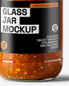 Jar with Tomato Chutney Mockup