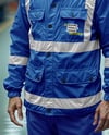 Man Wearing a Working Overalls Mockup