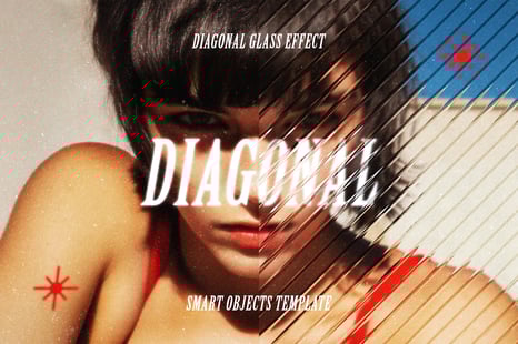 Diagonal Glass Photo Effect - Creative Store