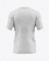 Heather T-Shirt Mockup - Back View