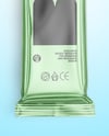 Glossy Metallic Snack Package Mockup