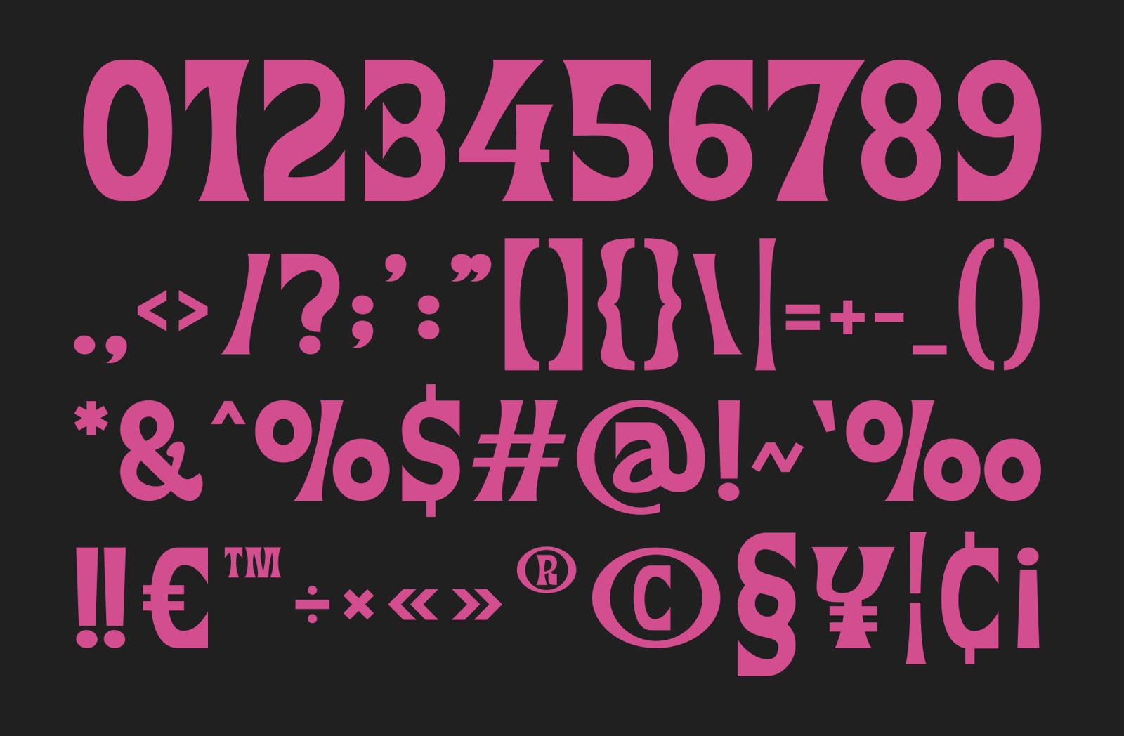 Dazzle Carpet Font