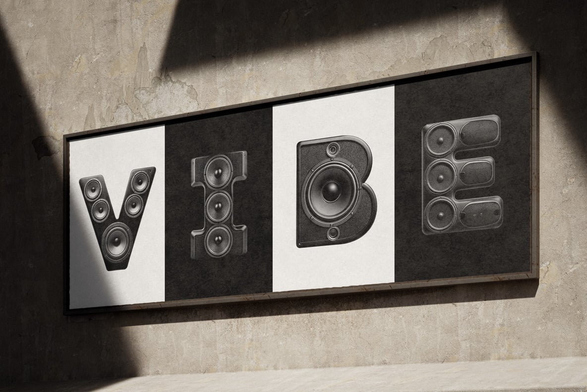 Sound Speakers Font