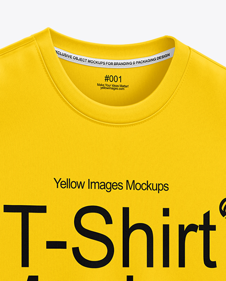 Crew Neck T-Shirt Mockup