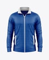 Long Sleeve Track Jacket Mockup - Front View