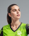 Woman Wearing Badminton Uniform Mockup